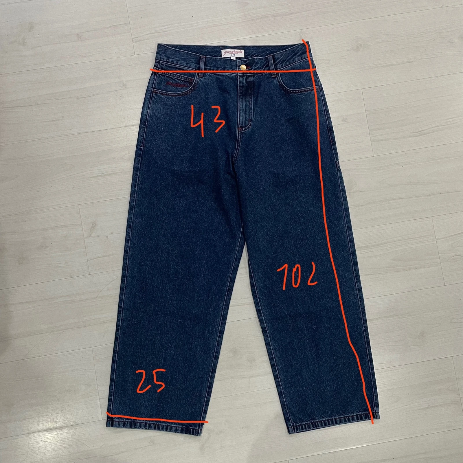 Yardsale Skateboards - Phantasy Jeans (Azul/Vermelho) – photo 4